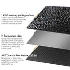 PET Carbon Fiber PEO Diamond Film Double-Sided 3D Printer Build Plate, Size:355x355mm - 3