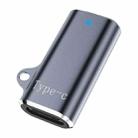 Smart Watch / Bone Conduction Earphone USB-C / Type-C Interface Adapter Converter, Type:2 Pin 2.8mm(Black) - 2