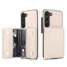 For Samsung Galaxy A14 5G / 4G Crossbody Dual-buckle Wallet RFID Back Leather Phone Case(White) - 2