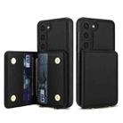 For Samsung Galaxy A54 5G Crossbody Dual-buckle Wallet RFID Back Leather Phone Case(Black) - 2