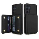 For Samsung Galaxy A16 5G Crossbody Dual-buckle Wallet RFID Back Leather Phone Case(Black) - 2