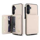 For Samsung Galaxy A26 5G Crossbody Dual-buckle Wallet RFID Back Leather Phone Case(White) - 2
