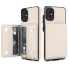 For Samsung Galaxy A71 4G Crossbody Dual-buckle Wallet RFID Back Leather Phone Case(White) - 2