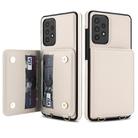 For Samsung Galaxy Note20 Ultra Crossbody Dual-buckle Wallet RFID Back Leather Phone Case(White) - 2