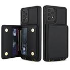 For Samsung Galaxy Note20 Ultra Crossbody Dual-buckle Wallet RFID Back Leather Phone Case(Black) - 2