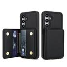 For Samsung Galaxy S24+ 5G Crossbody Dual-buckle Wallet RFID Back Leather Phone Case(Black) - 2