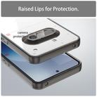 For Nothing Phone 3a PC Hybrid TPU Airbag Shockproof Phone Case(Transparent Black) - 3