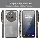 For Nothing Phone 3a Pro PC Hybrid TPU Airbag Shockproof Phone Case(Transparent Black) - 2