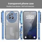 For Nothing Phone 3a Pro PC Hybrid TPU Airbag Shockproof Phone Case(Transparent Blue) - 2