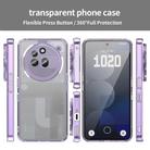 For Nothing Phone 3a Pro PC Hybrid TPU Airbag Shockproof Phone Case(Transparent Purple) - 2