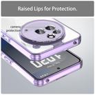 For Nothing Phone 3a Pro PC Hybrid TPU Airbag Shockproof Phone Case(Transparent Purple) - 3