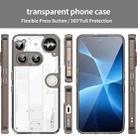 For Nothing Phone 3 PC Hybrid TPU Airbag Shockproof Phone Case(Transparent Black) - 2