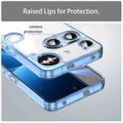 For Nothing Phone 3 PC Hybrid TPU Airbag Shockproof Phone Case(Transparent Blue) - 3