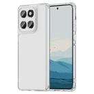 For Motorola Edge 60 PC Hybrid TPU Airbag Shockproof Phone Case(Transparent) - 1