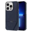For iPhone 13 Pro Fabric Feel PU MagSafe Phone Case(Blue) - 1