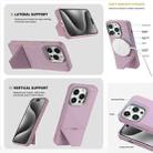 For iPhone 13 Pro Max Fabric Feel PU MagSafe Phone Case(Purple) - 3