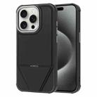 For iPhone 15 Pro Fabric Feel PU MagSafe Phone Case(Black) - 1