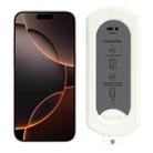 For iPhone 16 Pro Max Easy Install Box Dust-Free Privacy Tempered Glass Film - 1
