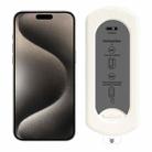 For iPhone 15 Pro Max Easy Install Box Dust-Free Privacy Tempered Glass Film - 1