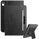 For iPad 2025 / 2022 Multifunctional Wristband Leather Smart Tablet Case(Black) - 1