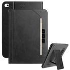 For iPad mini 5 / 4 / 3 / 2 / 1 Multifunctional Wristband Leather Smart Tablet Case(Black) - 1