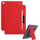 For iPad mini 5 / 4 / 3 / 2 / 1 Multifunctional Wristband Leather Smart Tablet Case(Red) - 1