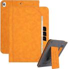 For iPad Air / Air 2 / 9.7 2018/2017 Multifunctional Wristband Leather Smart Tablet Case(Yellow) - 1