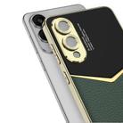 For Samsung Galaxy S25 Edge 5G GKK Plating Soft TPU + Leather Full Coverage Phone Case without Pen(Black) - 3
