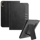 For Honor Pad V7 Pro / V8 Multifunctional Wristband Leather Tablet Case(Black) - 1