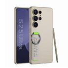 For Samsung Galaxy S25 Ultra 5G GKK Ultra-thin Side Wristband Phone Case, Not Included Pen(Titanium Gray) - 1