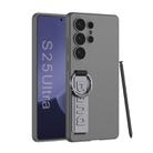 For Samsung Galaxy S25 Ultra 5G GKK Ultra-thin Side Wristband Phone Case, Not Included Pen(Grey) - 1