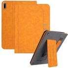 For Huawei MatePad Pro 10.8 Multifunctional Wristband Leather Tablet Case(Yellow) - 1