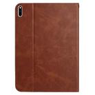 For Huawei MatePad 10.4 Multifunctional Wristband Leather Tablet Case(Brown) - 3