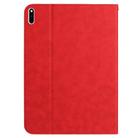 For Huawei MatePad 10.4 Multifunctional Wristband Leather Tablet Case(Red) - 3