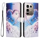 For Infinix Note 50s Colored Drawing Pattern Leather Phone Case(Love Butterfly) - 3
