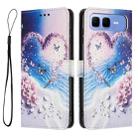 For Infinix Smart 10 Plus 4G Color Drawing Pattern Leather Phone Case(Love Butterfly) - 3