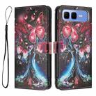 For Infinix Smart 10 Plus 4G Color Drawing Pattern Leather Phone Case(Butterfly Tree) - 3