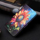 For Tecno Camon 40 Pro 4G Colored Drawing Pattern Leather Phone Case(Sunflower) - 2