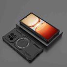 For vivo iQOO Z10 Turbo 5G Butterfly Armor MagSafe Magnetic Ring Shockproof Phone Case(Black) - 2