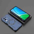 For vivo Y29 4G Global Butterfly Armor MagSafe Magnetic Ring Shockproof Phone Case(Blue) - 2