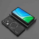 For vivo Y29 4G Global Butterfly Armor MagSafe Magnetic Ring Shockproof Phone Case(Black) - 2