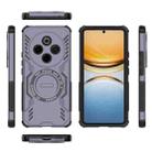For vivo Y300 Pro 5G / T4 5G India Butterfly Armor MagSafe Magnetic Ring Shockproof Phone Case(Purple) - 3