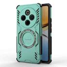 For vivo Y300 Pro 5G / T4 5G India Butterfly Armor MagSafe Magnetic Ring Shockproof Phone Case(Light Green) - 1