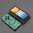 For vivo Y300 Pro 5G / T4 5G India Butterfly Armor MagSafe Magnetic Ring Shockproof Phone Case(Light Green) - 2