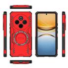 For vivo Y300 Pro 5G / T4 5G India Butterfly Armor MagSafe Magnetic Ring Shockproof Phone Case(Red) - 3
