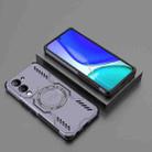 For vivo Y19 5G Global / T4 Lite 5G Butterfly Armor MagSafe Magnetic Ring Shockproof Phone Case(Purple) - 2