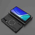 For vivo Y19 5G Global / T4 Lite 5G Butterfly Armor MagSafe Magnetic Ring Shockproof Phone Case(Black) - 2
