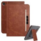 For Lenova Tab 10.1 2025 / S10 Multifunctional Wristband Leather Tablet Case(Brown) - 1
