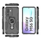 For Samsung Galaxy M56 5G Metal Kickstand TPU Hybrid PC Phone Case(Black) - 3