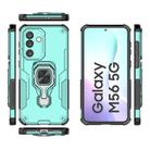 For Samsung Galaxy M56 5G Metal Kickstand TPU Hybrid PC Phone Case(Green) - 3
